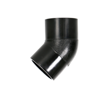 PE Polyethylene Welding Fittings 45 Degree Equal Elbow
