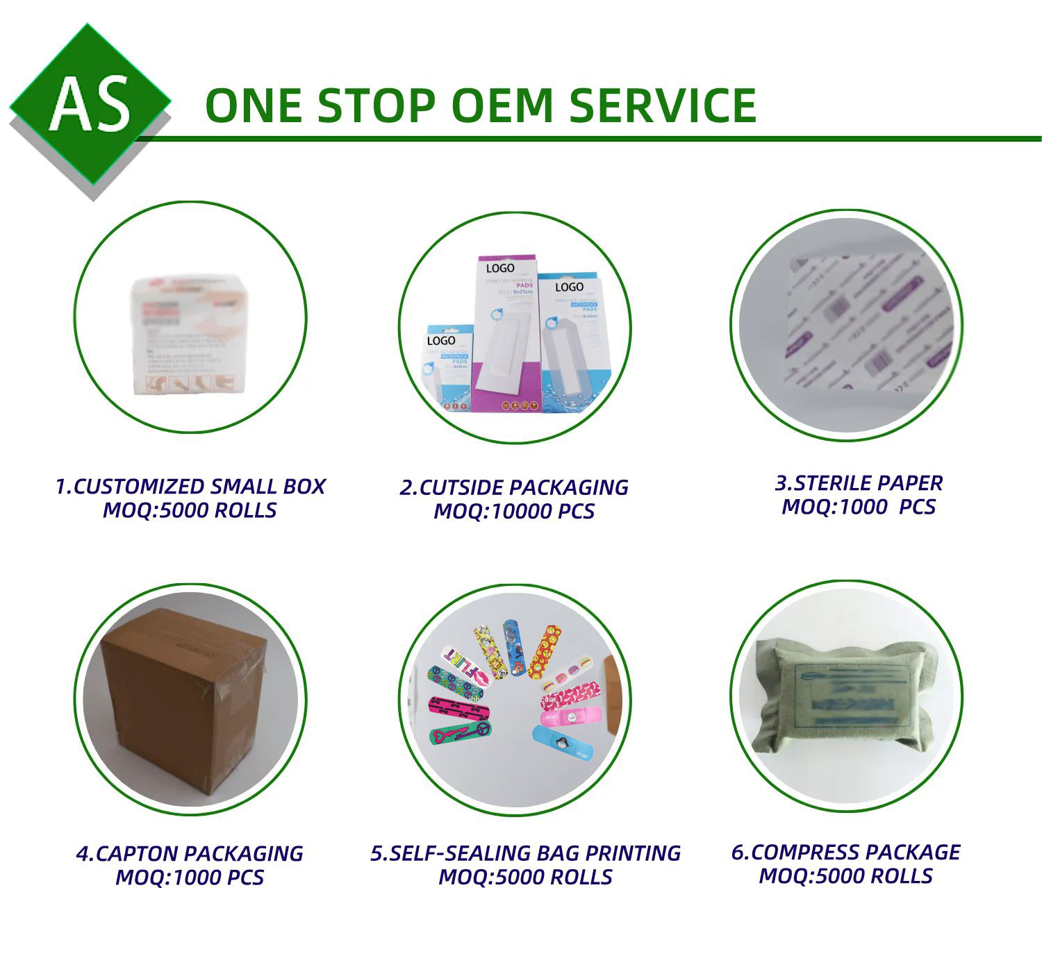 High Quality Custom printed Adhesive Band Aid Plaster Band-aid