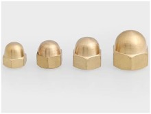 Solid Brass Acorn Nut DIN1587 Hexagon Domed Nuts
