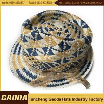 Fashion Paper Knit Fedora Hats For Ladies