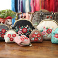 Ribbon Embroidery Flowers Bags Purse Handbag Gifts