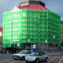 Debris Netting for improved site safety