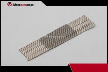 Electroplated diamond grinding rods for guides