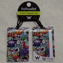 Customized cheap custom made luggage tags