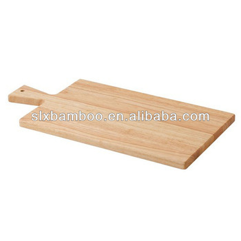 rubber wood cutting board chopping block with handle