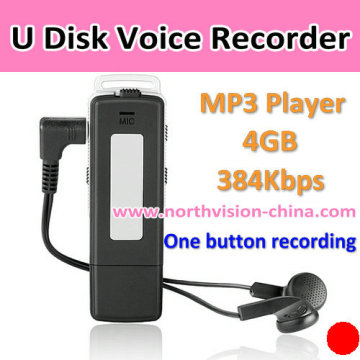U Disk Voice Recorder with MP3 Function