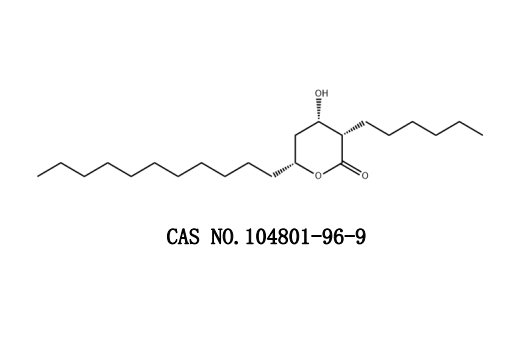 3-Hexyltetrahydro-4-hydroxy-6-undecyl-2h-pyran-2-One Cas No.104801-96-9