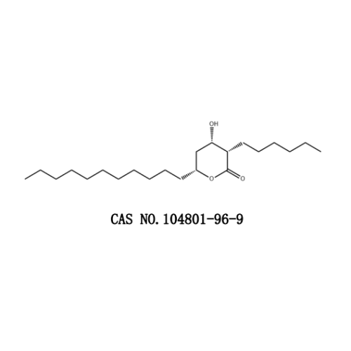 3-хексилтетрахидро-4-хидрокси-6-undecyl-2H-Pyran-2-One CAS No.104801-96-9