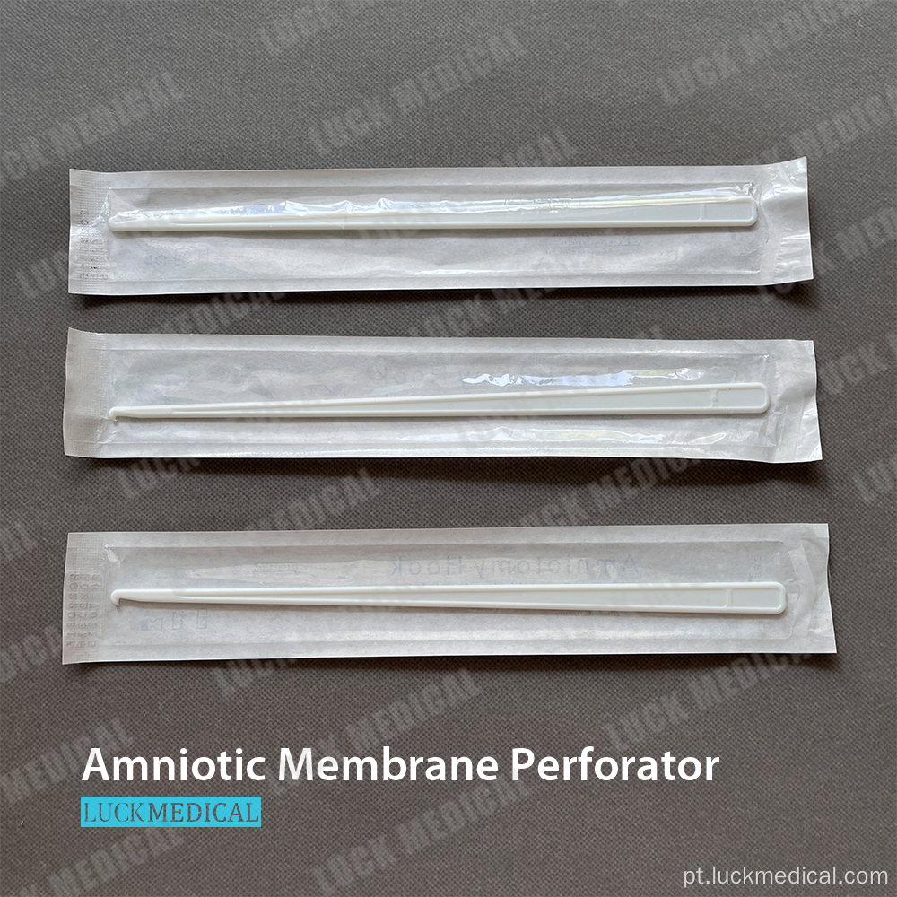 Perforador de membrana amniótica médica