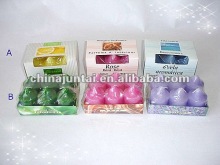 Bullet scented tealight candles