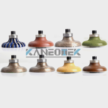 KANEOTEK Shape F20/30mm Ogee Edge Diamond Router Bits Sets for Granite and Marble Profiling
