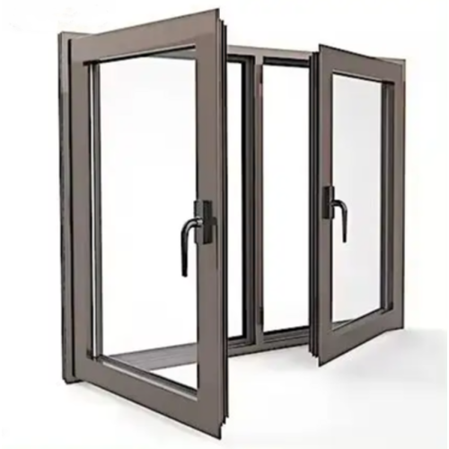 Low-U-value aluminum casement windows