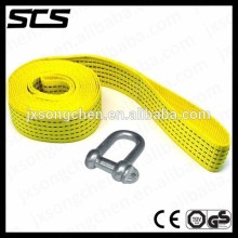 Polyester recovery tow snatch strap trailer belt