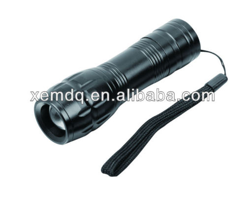 Black 3*AAA Cree Q5 Led Flashlight Aluminum