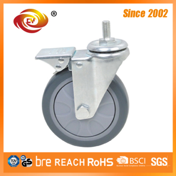5 Inch Grey PU Indsutrial Caster Wheel