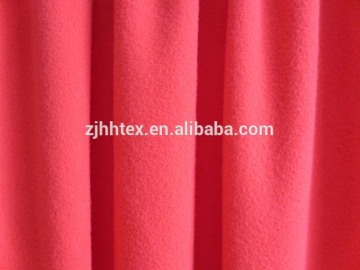 Dourable 220gsm 75x75d 100% polyester tricot velvet fabric, gold velvet fabric, oneside brush shinny fabric