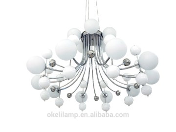 Hot sale hanging candle glass chandelier