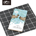 Flower story style cute metal cover notebook