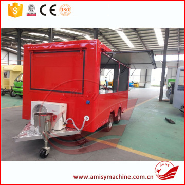 Commercial Mobile Food Cart Crepe Food Kiosk For Sale