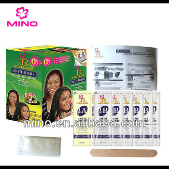 Private Lable No lye Hair Relaxer Kit