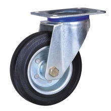 5'' industrial caster with rubber wheels