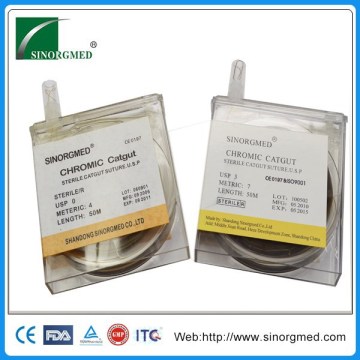 Veterinary Use Sterile Absorbable Chromic Cassette suture