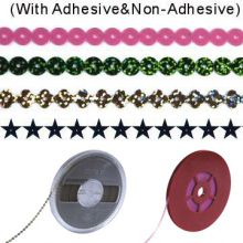 Sequin In Long Chain with adhesive