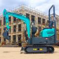 1.2ton Rumah Tangga Diesel Pertanian Portabel Mini Excavator