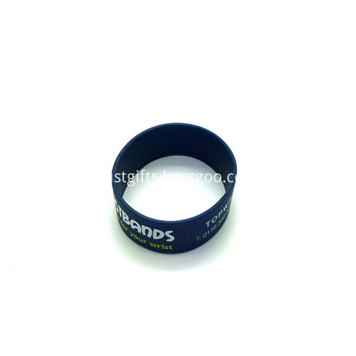 Promotional 1 Inch Printed Silicone Wristbands1