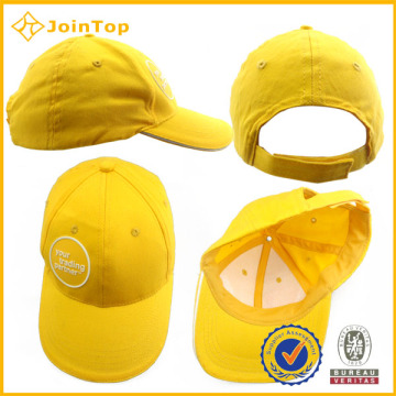 yellow sample free baseball caps/baseball snapback caps