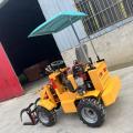 Wheel Loader Memuat Berat 400kg Diesel Kecil