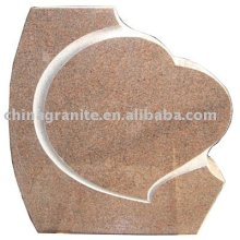 red granite stone monument