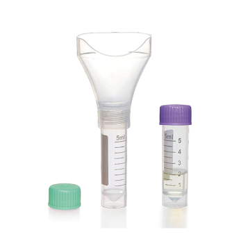 Disposable Testing Funnel Saliva Sample Collection Tubes