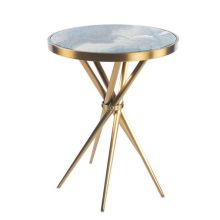 Fashion retro stainless steel side table