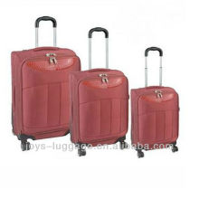 131007- red vintage suitcase set