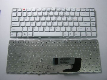 New Original Sony Vgn-nw 148738521 Laptop Keyboard White