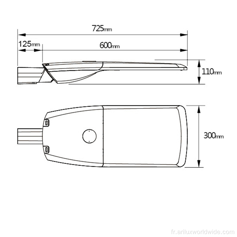 Réverbère extérieur direct d&#39;usine IP66 150W