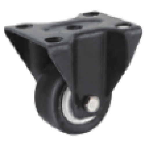 2 Inch Rigid Swivel PU Material Small Caster