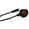2pin uk cord main power lead cable
