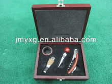 hot sell wine tool set with wooden box