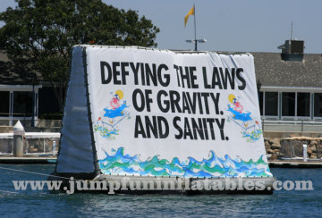 0.9mm PVC advertising billboard,Inflatable Water Billboard,Towable by boats Floating Billboard Inflatable PVC board with print