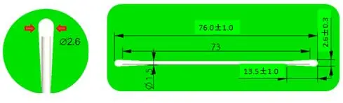 Double Heads Cotton Swab (HUBYBB002)