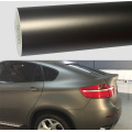 Matte metallische Holzkohle Wrap Vinyl