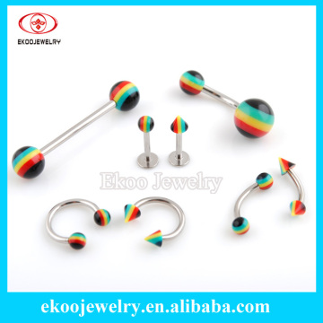 Polyresin Marijuana Rasta Body Jewelry