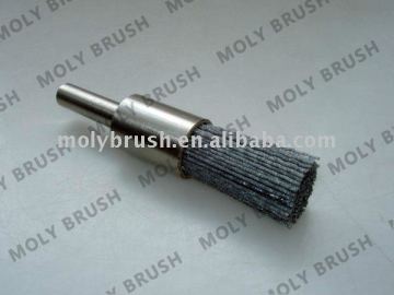 abrasive nylon end brush