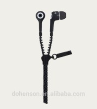 Cool Stereo Zipper Earphone for Mobile,PC,Portable Media Player