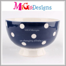Diseño popular de cerámica Bowl con acristalamiento