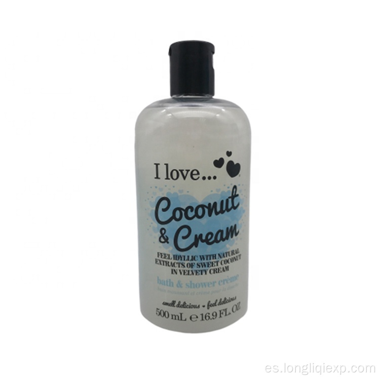 Gel de ducha de baño con crema de coco OZ con 50 ml