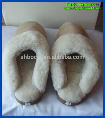 sheepskin indoor moccasin slippers women
