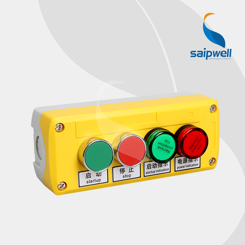 Saipwell New Explosion Proof Push Button Box With Singal Light